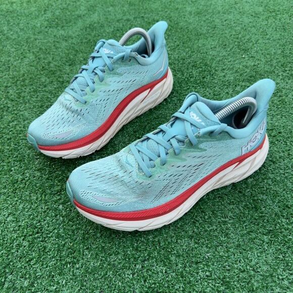 HOKA ONE ONE CLIFTON 8 - Women’s Running Shoes - SIZE 8B - Picture 1 of 9